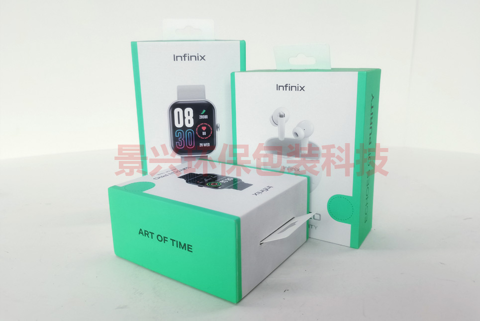 傳音infinix智能手環手表藍牙耳機掛鉤盒天地盒包裝印刷